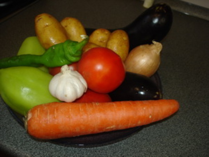 Алжан-сандал и фаршированный овощами перец: шаг 13