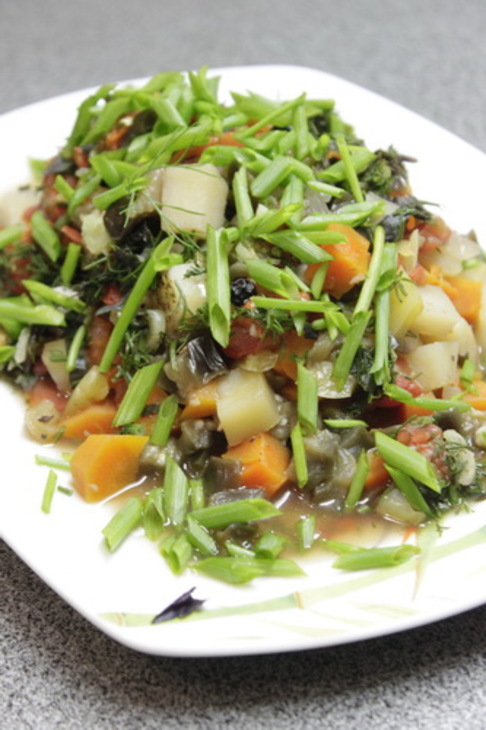 Алжан-сандал и фаршированный овощами перец: шаг 19