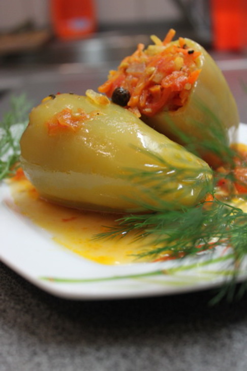 Алжан-сандал и фаршированный овощами перец: шаг 20