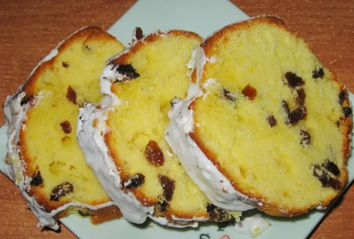 Лимонный кекс с изюмом!!: шаг 4