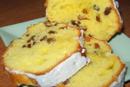 Лимонный кекс с изюмом!!: шаг 5