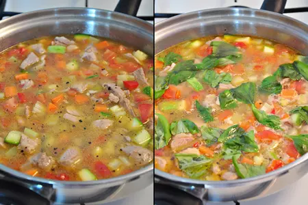 Диетический суп-гуляш с овощами и с индейкой: шаг 5