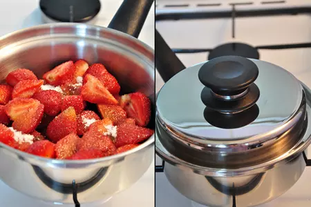 Кускус с виноградом, орехами и сушеной клюквой.: шаг 8