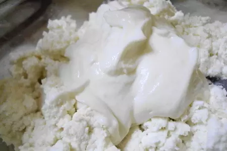Творожная запеканка с кускусом ( дуэль ).: шаг 4