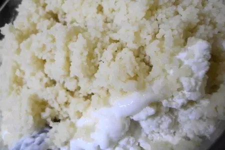 Творожная запеканка с кускусом ( дуэль ).: шаг 5