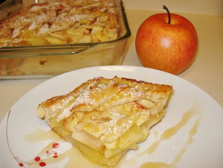 Летний творожный пирог с яблоками, корицей и ананасным джемом: шаг 1