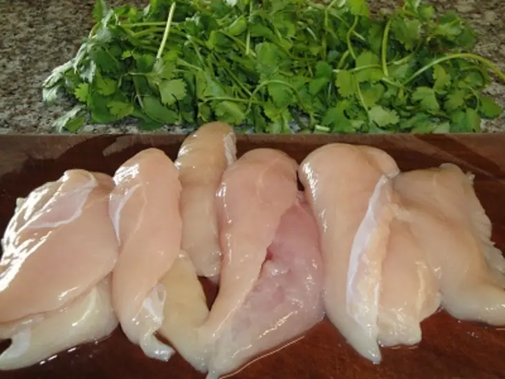 Соус с креветками и курицей: шаг 6
