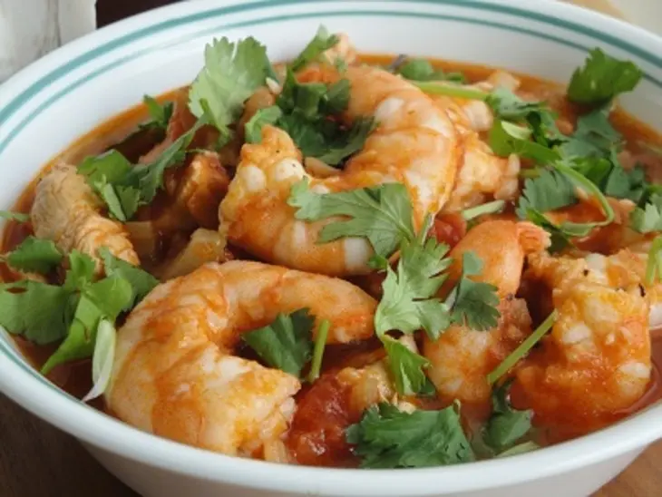 Соус с креветками и курицей: шаг 8