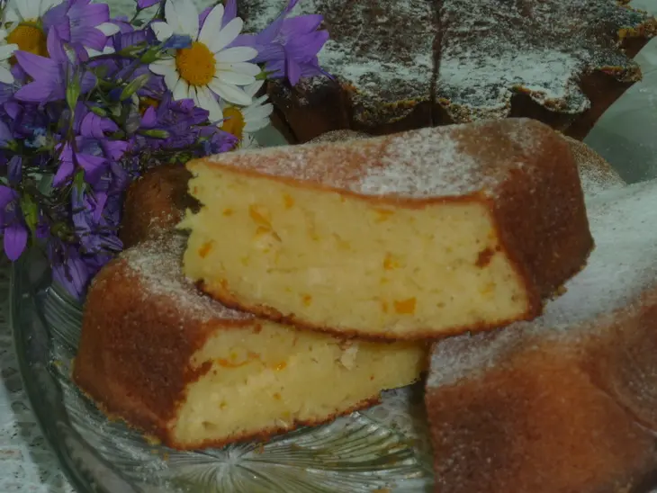 Пирог с оранжевыми лимонами, ароматный и быстрый: шаг 8