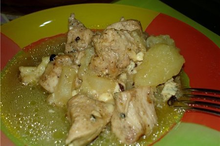 Куриное филе с сыром запечённое в дыне: шаг 8