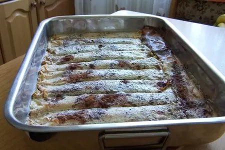 Блинчики,фаршированные творогом: шаг 1
