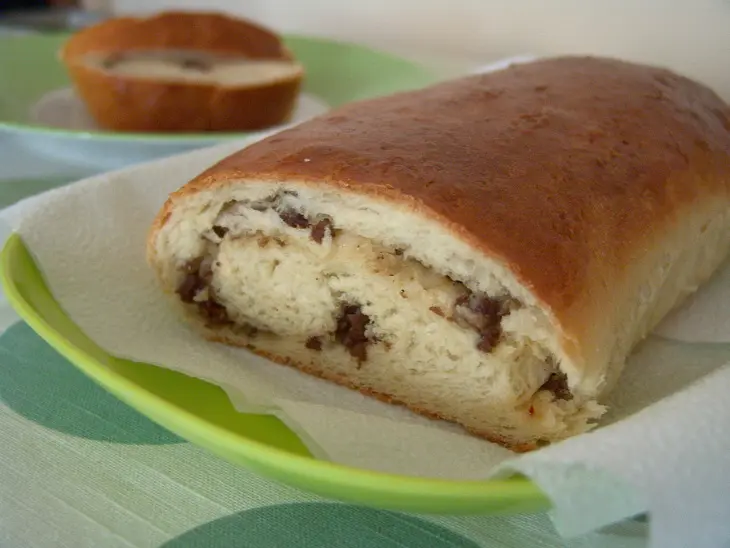 Xлеб закусочный (с мясом): шаг 7