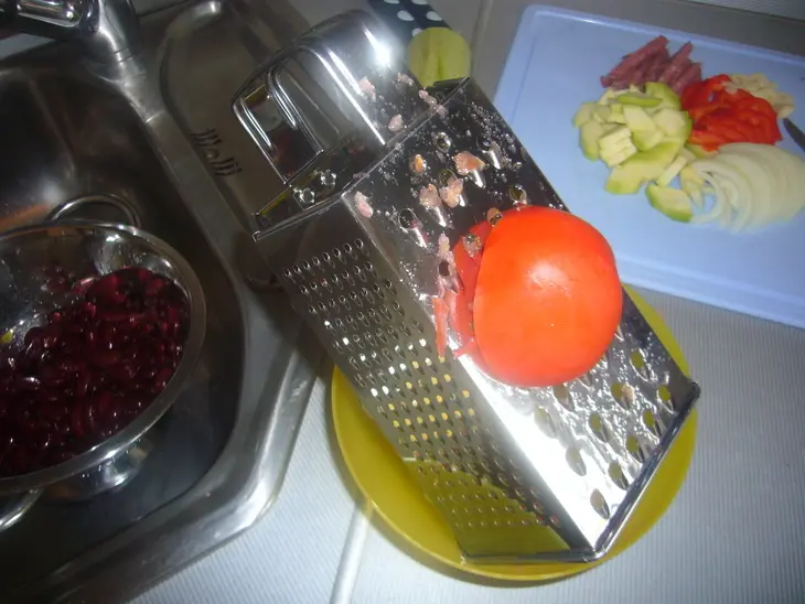 Спагетти с кабачком и фасолью: шаг 4