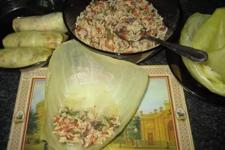 Постные голубцы: шаг 1
