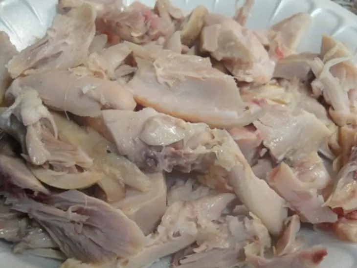 Кремовый суп с копчёной курицей и грибами: шаг 5