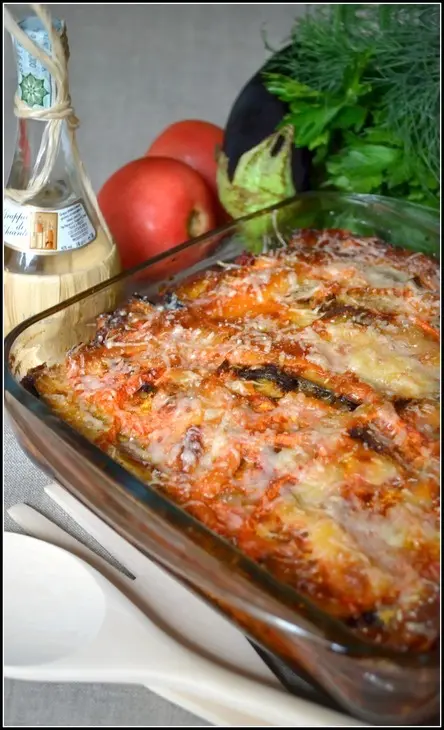Баклажаны в томатном соусе с "пармезаном"(melanzane alla parmigiana ): шаг 1