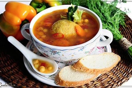 Куббе (kubbeh) - суп с клёцками из булгура с мясной начинкой: шаг 17