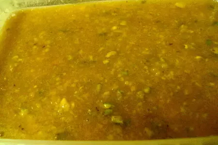 Персиково-абрикосовое сорбе с фисташками.: шаг 7