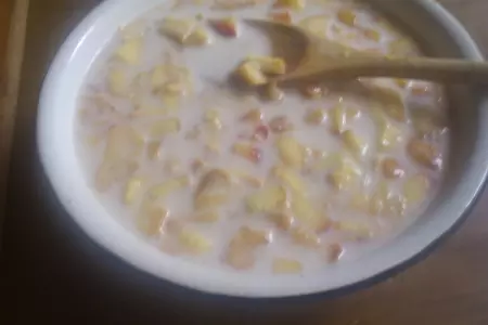 Желе из ряженки с персиками: шаг 5