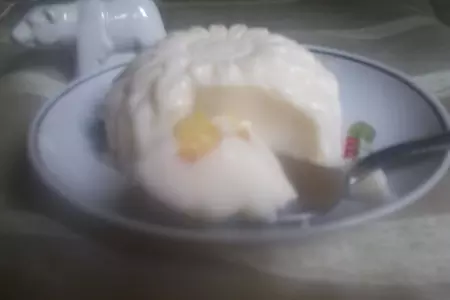 Желе из ряженки с персиками: шаг 8