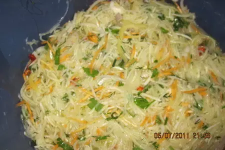 Патиссоны остренькие по корейски: шаг 4