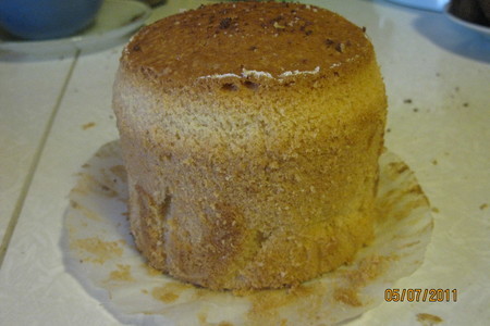 Торт "грибок"(детский тортик): шаг 8