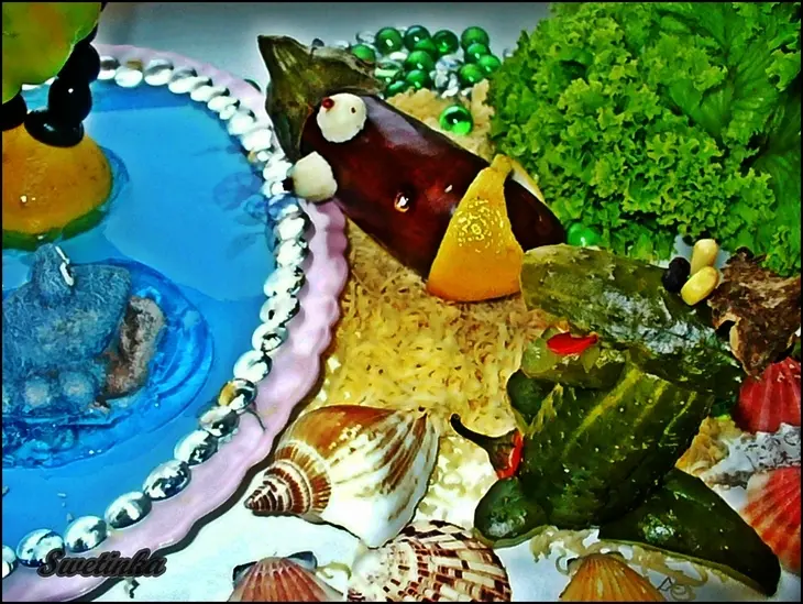 Огурцы и баклажаны малосольные фаршированные: шаг 14