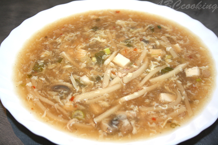 Остро-кислый суп (hot and sour soup): шаг 1