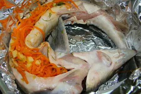 Царская рыба на пару: шаг 9