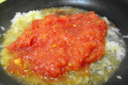 Перец в сливочно-томатном соусе.: шаг 4