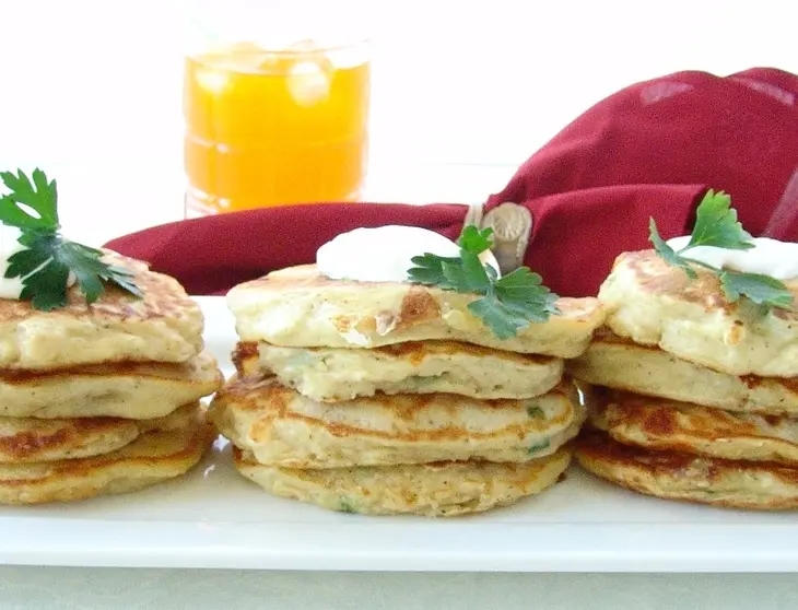 Оладушки с курицей и картофелем: шаг 5