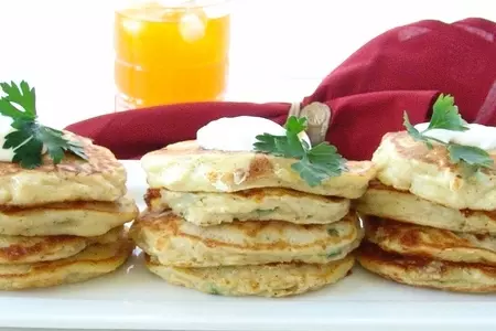 Оладушки с курицей и картофелем: шаг 5