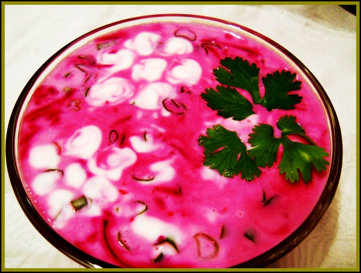 Холодный летний суп с цветами... из кефира!!! (дуэль): шаг 3