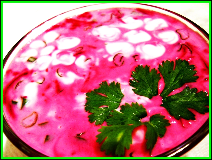Холодный летний суп с цветами... из кефира!!! (дуэль): шаг 4