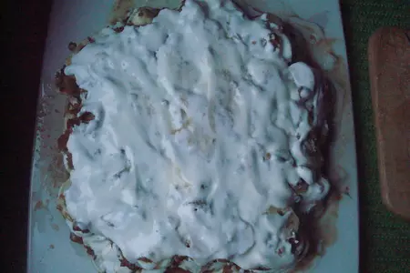 Торт-десерт с овсяным печеньем, кофе и бананами: шаг 12