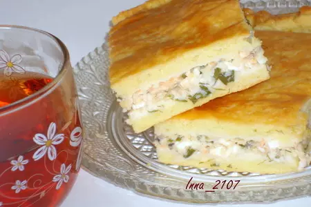 Пирог с рыбой и творогом: шаг 4