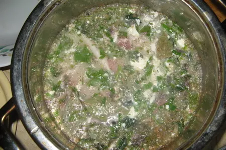 Свинина в квасе с закуской из кабачков: шаг 4