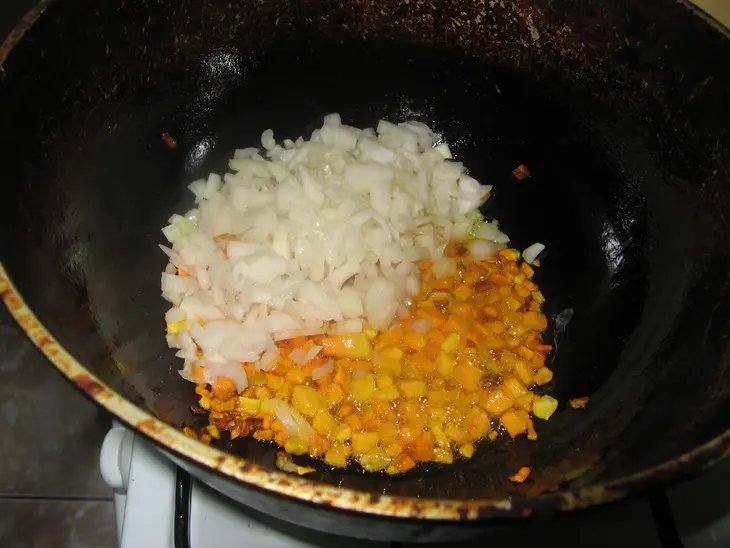 Свинина в квасе с закуской из кабачков: шаг 10