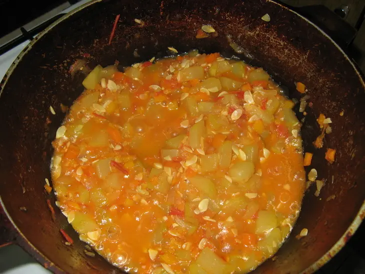 Свинина в квасе с закуской из кабачков: шаг 12