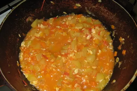 Свинина в квасе с закуской из кабачков: шаг 12