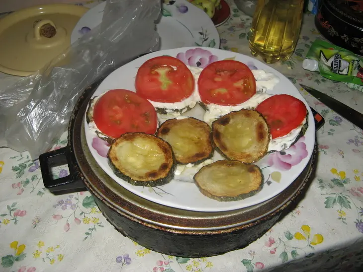 Свинина в квасе с закуской из кабачков: шаг 15