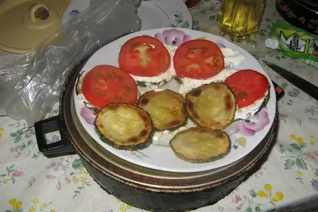 Свинина в квасе с закуской из кабачков: шаг 15