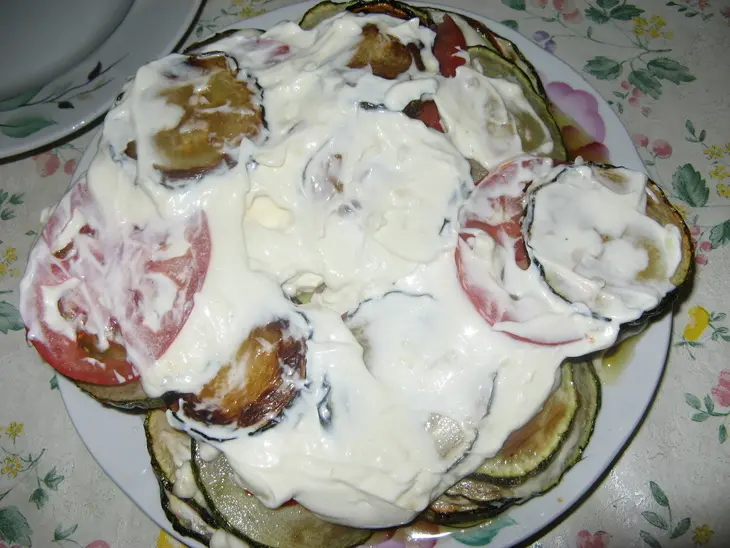 Свинина в квасе с закуской из кабачков: шаг 16