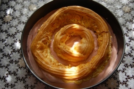 Торт с малиново-сливочным и баварским кремом: шаг 23