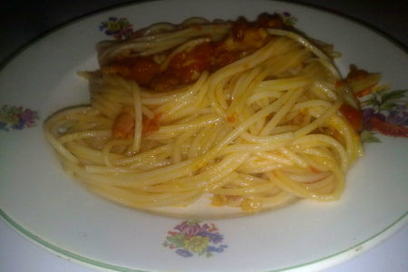 Спагетти "аррабьята": шаг 9
