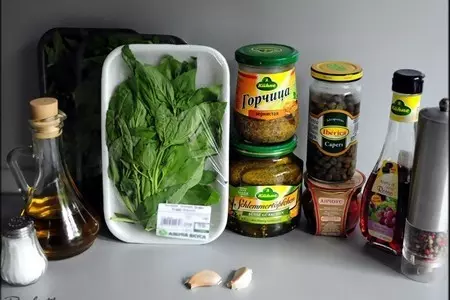Salsa verde per bolliti di carne. мясная нарезка под зелёным соусом.: шаг 6