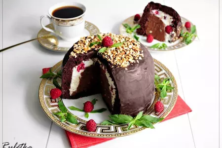Zuccotto. дзукотто (куполообразный десерт).: шаг 22