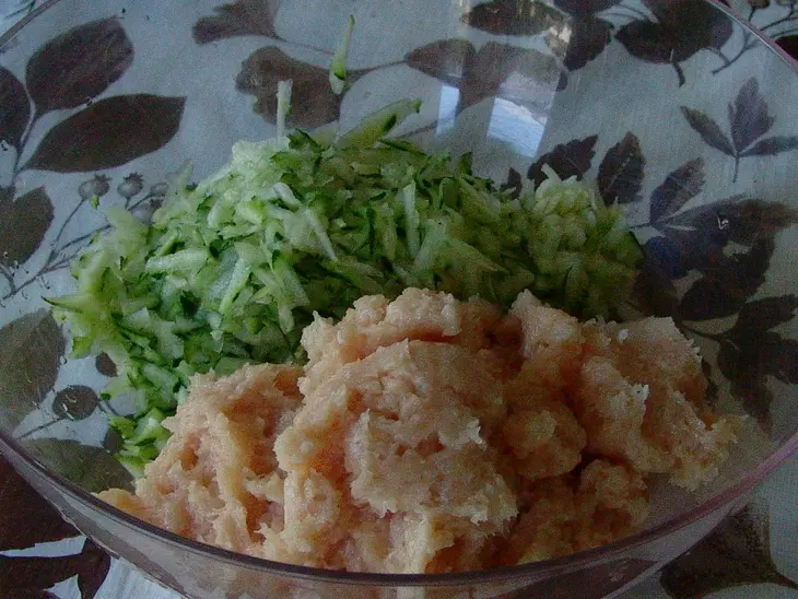 Кабачково-куриное суфле (дуэль): шаг 1