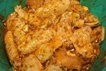 Острые куриные крылышки на гриле: шаг 4