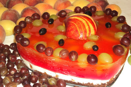 Торт желейный "фруктовый бум".: шаг 5
